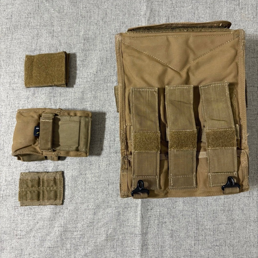 ATLAS 46 Tool Vest 5 Piece One Size Molle System Brown Adjustable Tactical - Picture 12 of 16